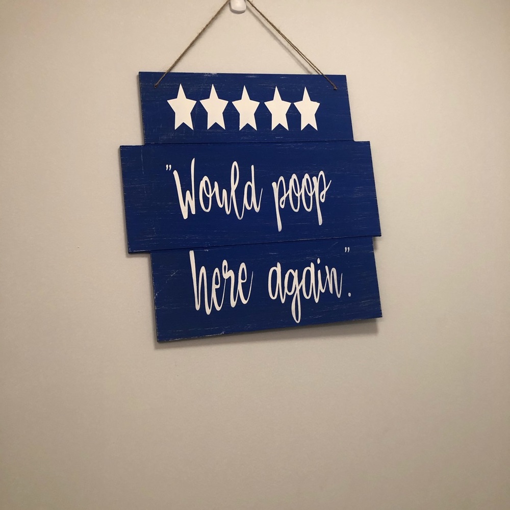 Bathroom sign